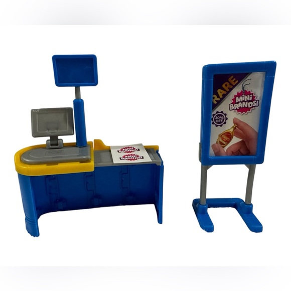 Toy Mini Brands Shopping Cart Register Store Sign & Bag - Picture 3 of 5